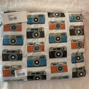 Kickee Pants Double Layer Throw Blanket in Mom's Camera print